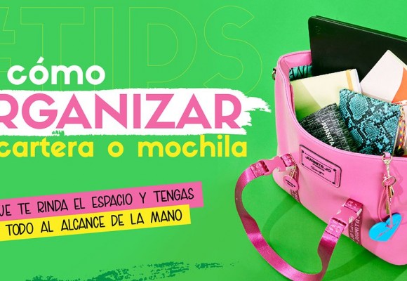 Cómo organizar tu cartera o mochila 